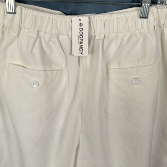Coofandy: White Shorts-Linen Blend- XXL - Picture 10 of 16